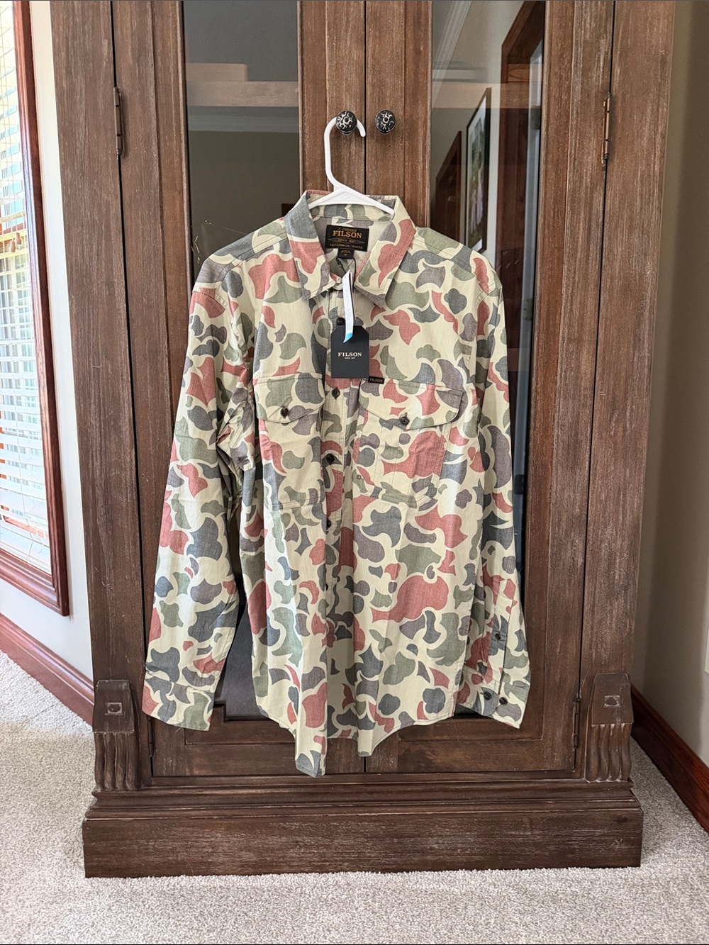 Filson Men's Camouflage Twin Lakes Sport Shirt